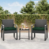 HOMELYSIAN 19x19 Outdoor Chair Cushions Set of 4, Tufted Wicker Patio