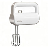 warran Master 4-in-1 Electric Hand Mixer with Turbo Boost, Stainless Steel Whisk, Beaters, Dough Hooks & Milk Frother, Lightweight Handheld Mixer for Baking & Coffee, Champagne Gold