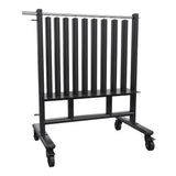 Power Systems Premium Dumbbell Storage Rack – Mobile Weight Rack with Wheels, Heavy Duty Steel Organizer for Home Gym, Fitness Studio & Commercial Use, Secure Space Saving Design (Rack Only)