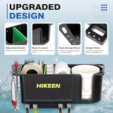 Hikeen Boat Caddy Organizer, Boat Cup Holder, Multifunctional Boat Organizer Universal Fit for Boat, Kayak, Pontoon, Bass Boat, Jon Boat - Fishing Tool Holder, Boat Fishing Cabin Storage (2Pack)