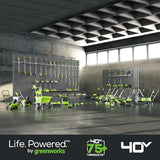 Greenworks 40V 20" Brushless Push Mower, 4.0Ah Battery (Aluminum Handles + Light)