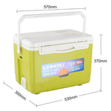 Yyuoqafn Portable Fishing Box with Seat 18L Multi-Function Insulation Fishing Box Outdoor Fishing Gear Fishing Dry Box Cooler (Blue)