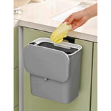 SKJFODVC Kitchen Wall-Mounted Trash Can Toilet Door Suspension Hanging Paper Basket Classification Storage Bin