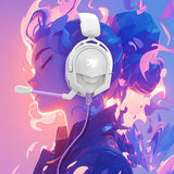 Stereo Wired Noise Cancelling Headphones with Microphone for Computer, Laptop, Mac, Nintendo, Games