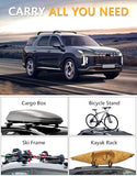 Tuyoung 300lbs Roof Rack Cross Bars Compatible with Hyundai Palisade 2019-2025 SE SEL XRT Limited Calligraphy, Lockable Heavy Duty Anti-Theft Aluminum Rails Crossbars Cargo Carrier Bag