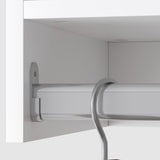 MODCART Modular Closet System, 66" Wide Closet Organizer System with Hanging and Drawers, Wood Tower Closet Storage for Walk In Closets, Wall Mounted Wardrobe Organizer Kit System, Bedroom, White