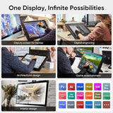 Drawing Tablet with Screen XPPen Artist 22R pro Computer Graphics Tablet 120% sRGB with Battery