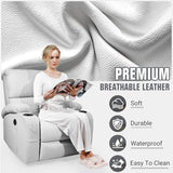 LAFWELL Rocking Recliner Chair, Massage Rocker Recliner Chair with Vibration Massage and Heat