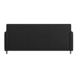 Flash Furniture Hercules LeatherSoft Sofa, Black