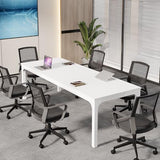 Tribesigns 6.5ft Conference Room Table, 78.74" W x 27.56" D Large Office Meeting Table