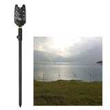 Fishing Bite Indicators Kits, 3 Fishing LED Alarm Alert 3 Extending Aluminum Alloy Fishing Bankstick 3 Fishing Swinger (1 Set) LIXADA