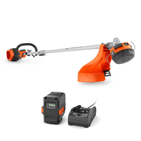 Husqvarna 330iKL Combi Switch + String Trimmer Attachment, Electric String Trimmer with 4 Ah Battery and Charger Included