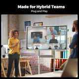 COOLPO Camera 360, 4K Video Conference Room Camera System, Webcam, AI Driven Speaker Tracking, Noise Cancellation, Works