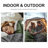 TANSTRIDER Sleeping Bags for Adults Teens, 4 Season Camping Sleeping Bag Waterproof,Machine Washable Backpacking Gear for Cool Weather,Outdoor Tent Hiking Hunting,with Compression Sack,86.6x31.5,4lb