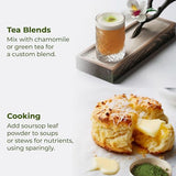 FreshDrinkUS, Premium 4.5oz Soursop Leaves Powder, 100% Natural & Pure, Herbal Tea, No Sugar, No Gluten, Vegan.
