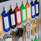 Barska 90 Position Key Lock Box – Hook-Style Cabinet with Numbered Hooks, Key Tags, Log Sheet