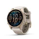 Garmin fēnix® 8, Sapphire, 43mm, Fog Gray/Dark Sandstone