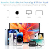 V5.3 Hands Free Noise Canceling Headphones with Dual-Mic for Computer/Laptop/Cell Phones/Home/Office