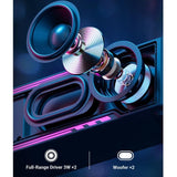 BXNSDFS Computer Speakers PC RGB Gaming Sound Bar Portable Speaker for Desktop Monitor Laptop
