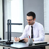 Aura Pro Portable Book Scanner, A3 Document Scanner, Auto-Flatten & Fingerprint Removal Technologies