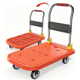 Push Cart Dolly Platform Truck Hand Truck Duty Flatbed