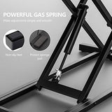 Height Adjustable Standing Desk 36” Wide Sit to Stand Converter Stand Up Desk Tabletop Workstation for Laptops
