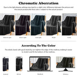 NEWCOSPLAY Super Soft Queen Blanket Black Premium Silky Flannel Fleece 3D Waffle Checkered Lightweight Bed Blanket All Season Use (Black, Queen(90"x90"))