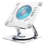 DTTLYQF Aluminum Alloy Stand with Cooling Fan for Laptop Inch Compatible with All Laptops