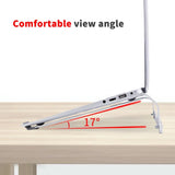 DTTLYQF Aluminium Alloy Metal Laptop Stand Notebook Holder Cooler Bracket Riser Support