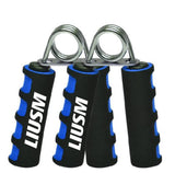 Pack of 2 Hand Grip Strengthener,Quickly Increasing Wrist Forearm and Finger Strength Exercise Equipment LIUSM