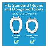 Raised Toilet Seat and Toilet Riser, 5 Inch Height Toilet Carex