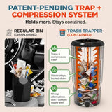 Trash Trapper Car Trash Can Cup Holder | Mini Car Trash Can