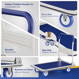 Foldable Push Cart Dolly | 330 lbs. Capacity | Heavy Duty Moving Platform Hand Truck