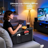 Lap Desk for Adults with Arm Rests,Ergonomic Laptop Pillow Stand for Bed