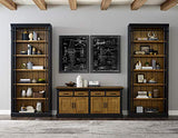 Martin Furniture Fully Assembled Aged Ebony Toulouse 6 Shelves Bookcase