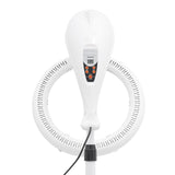 Salon Hair Dryer 360° Rotation Stand Hair Dryer Professional Orbiting Hair Processor with Rolling Base Drying Perming Machine for Salon Spa and Home Hair Care 950w 110v (White)