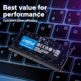 Crucial 64GB DDR5 RAM, 5200MHz (or 4800MHz) Laptop Memory Kit, SODIMM 262-Pin