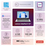 Lenovo Laptop Thin and Light for 2026 Student Business with Office Suite, Copilot AI, Intel CPU Up to 2.8GHz, 8GB RAM
