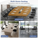 Giantex Set of 5 Office Guest Chair, Stackable Waiting Room Chair with Padded Seat