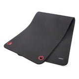 Power Systems Premium Hanging Club Exercise Mat, 56 x 23 x 3/8 Inches Thick, Jet Black (93834)