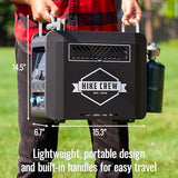 Hike Crew Propane Water Heater & Shower Pump | Rechargeable Portable Outdoor Water System w/Shower Head Attachment for Instant Hot Water While Camping, Hiking, Glamping & Vacationing