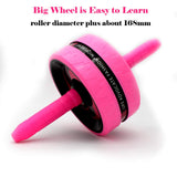 BiJun Ab Roller Wheel for Abs Workout - Complete Home Gym Set with AB Wheel Roller, Knee Mat, and Jump Rope (Pink) BiJun