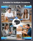 2026 Upgraded Thermal Label Printer with Built-in Paper Bin, Thermal Printers for Small Business & Shipping Packages, Compatible with Amazon
