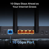 TP-Link Archer BE12000 | Tri-Band Wi-Fi 7 Router | Includes Latest 6GHz Wi-Fi Band | New Wi-Fi 7 Features | 10G Connectivity | Compatible with Alexa and Google Assistant (Archer BE670)