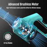 YARDCARE Electric Cordless Leaf Blower with Battery and Charger, 5-Speed + Turbo Mode, 4.0Ah Lightweight Battery Powered Powerful Blower for Blowing Leaves
