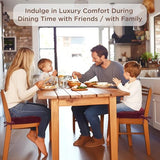 Codi 6 Pack Dining Chair Cushions, Thick Chairs Pads for Indoor Kitchen