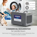 BaseAire 220 Pints Commercial Dehumidifiers with Pump for 2,900 sq. ft