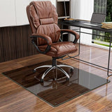 Tempered Glass Desk Chair Mat for Carpet, Glass Office Chair Mat - 5mm Thickness, Smooth Rolling, Scratch-Resistant