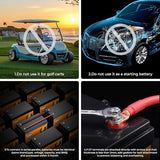 Rvpozwer 24V 100Ah LiFePO4 Battery, Built-in 100A BMS, 2560Wh Deep Cycle