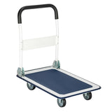 Push Cart Dolly Upgraded Collapsible Hand Truck Folding Platform with Swivel Wheels